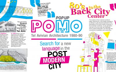 Elad Horn (MDes CC ’16) Curated the exhibition ‘POPUP POMO TLV’ in the White City center of Tel Aviv